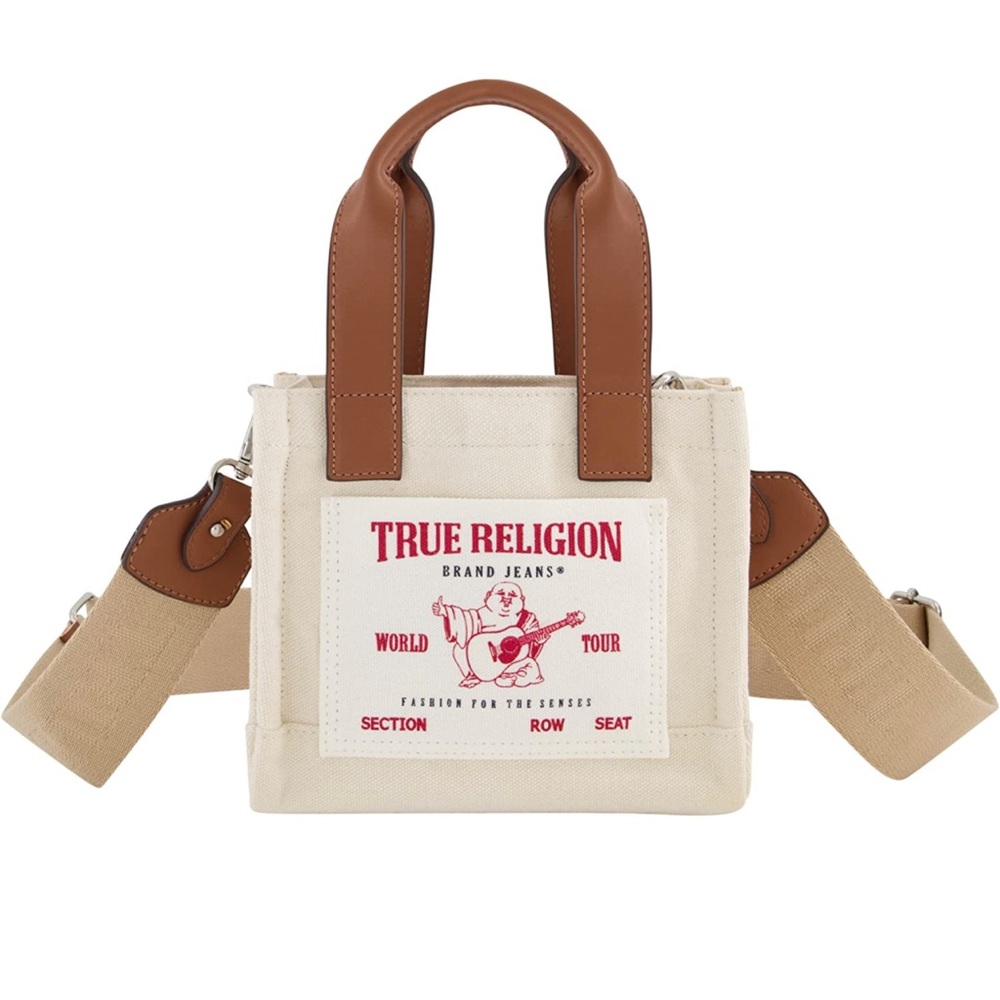 True Religion | NWT Mini Canvas Tote Bag